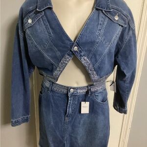Forever 21 Blue Denim Women's set